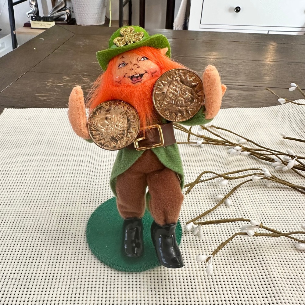 Annalee Mobilitee Dolls 1990s Lucky the Leprechaun Vintage‎